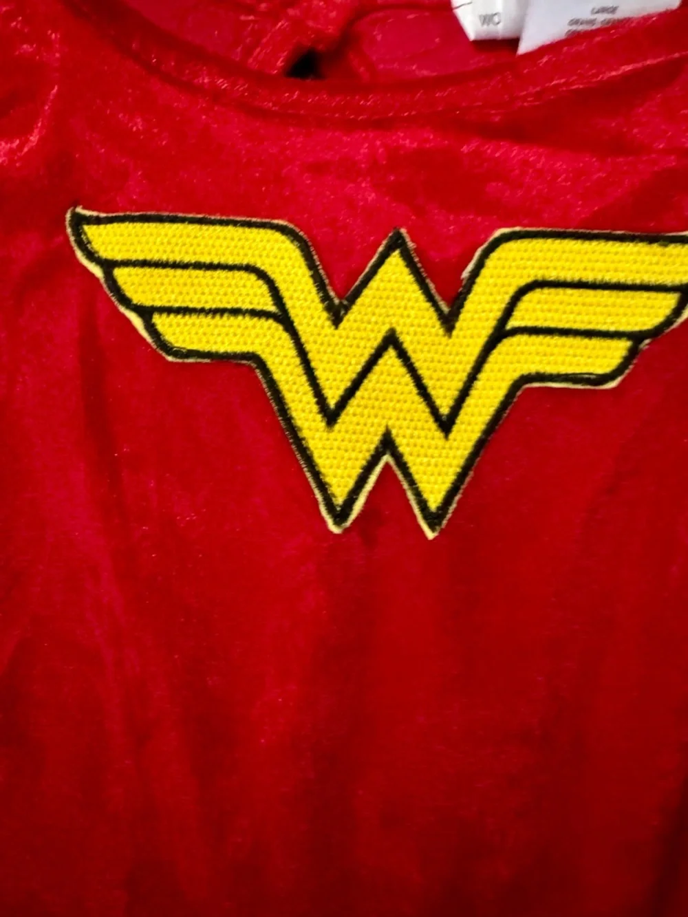 NIP Wonder Woman Costume Youth Large‎ 10-12 Dress Cape Full Set Halloween